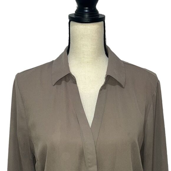 Worthington Long Sleeve Collared Blouse - Picture 5 of 10